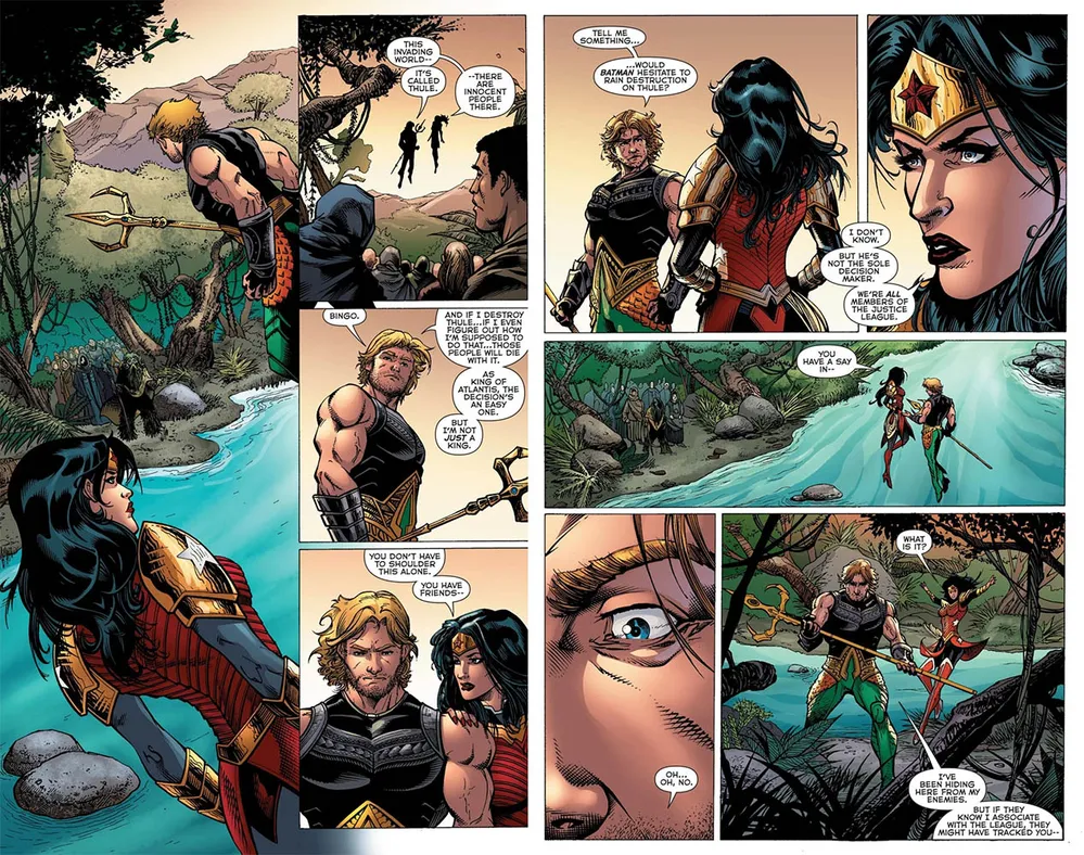 Aquaman và Wonder Woman bay lượn như thế nào?