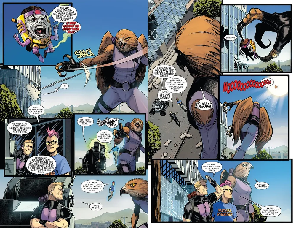 Sẽ ra sao khi… M.O.D.O.K. đẹp trai và tán Kate Bishop?